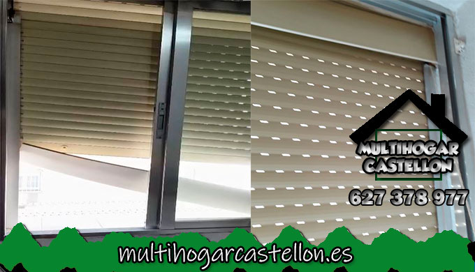 Arreglar persiana atascada en Castellón